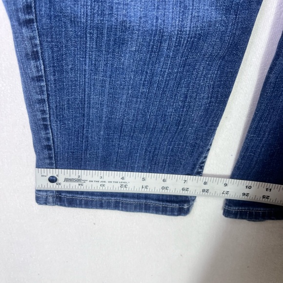 Lane Bryant Straight Leg Jeans Womens 14R Plus size Stretch Blue Denim 2061 - Picture 7 of 9